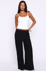 Off Beat Pants Black