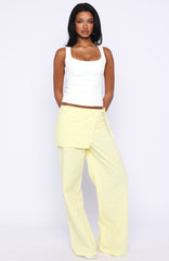 Off Beat Pants Lemon