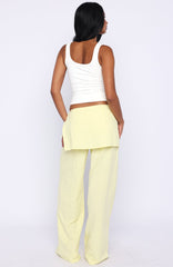 Off Beat Pants Lemon
