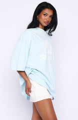 Own Your Glow Oversized Tee Blue