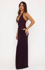 Purely Yours Maxi Dress Plum