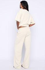 Rare Catch Knit Pants Cream