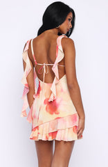 Rebel Rebel Mini Dress Honeydew Floral
