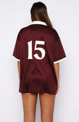 Release 15 Janie Oversized Jersey Plum
