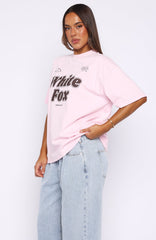Seeing Stars Oversized Tee Pink