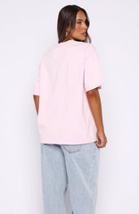 Seeing Stars Oversized Tee Pink