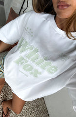 Seeing Stars Oversized Tee White