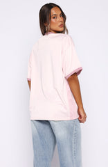 She's Out Of My League Oversized Jersey Pink