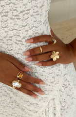 Signe Ring Set Gold