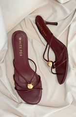 Sinclair Heels Burgundy