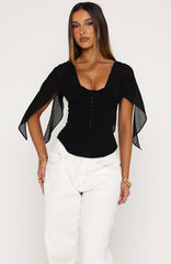 Soft Whisper Bustier Black