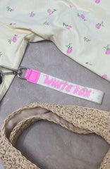 Standing Out Strap Keychain Lemon Ditsy