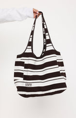 Studio 17 Jules Shoulder Bag Grey Marle Stripe