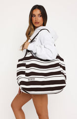 Studio 17 Jules Shoulder Bag Grey Marle Stripe