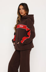 Studio 17 Jules Oversized Hoodie Chocolate