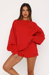 Studio 17 Raven Lounge Shorts Red