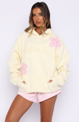 Sunkissed Bloom Oversized Hoodie Lemon