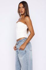 Sweet Drift Strapless Bustier Cream