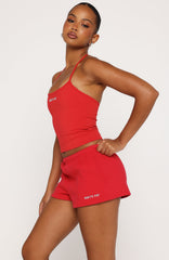 Test Drive Halter Top Red