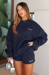 Test Drive Oversized Sweater Dark Navy