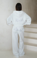 The Bride Wide Leg Sweatpants White