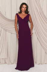 Twilight Toast Maxi Dress Plum