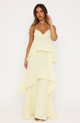 Twirl With Me Maxi Dress Lemon