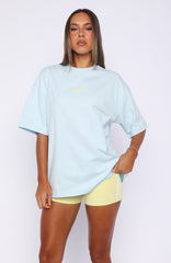 Verano Sixteen Azurra Oversized Tee Blue