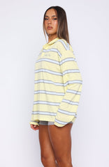 Verano Sixteen Carmen Long Sleeve Oversized Jersey Lemon