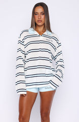 Verano Sixteen Carmen Long Sleeve Oversized Jersey White