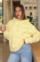 Vol. 1 Oversized Printed Hoodie Lemon Bow