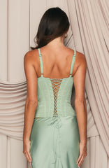 All The Thrills Bustier Sage