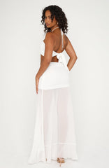 White Whisper Maxi Skirt Off White