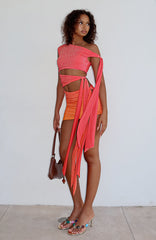 Midnight Gala Mini Dress Scarlett Inferno