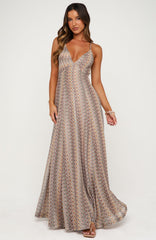 Groovy Gal Maxi Dress Dune Drift