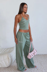 Can't Help The Feeling Track Pants Khaki