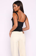 Blushing Belle Top Black