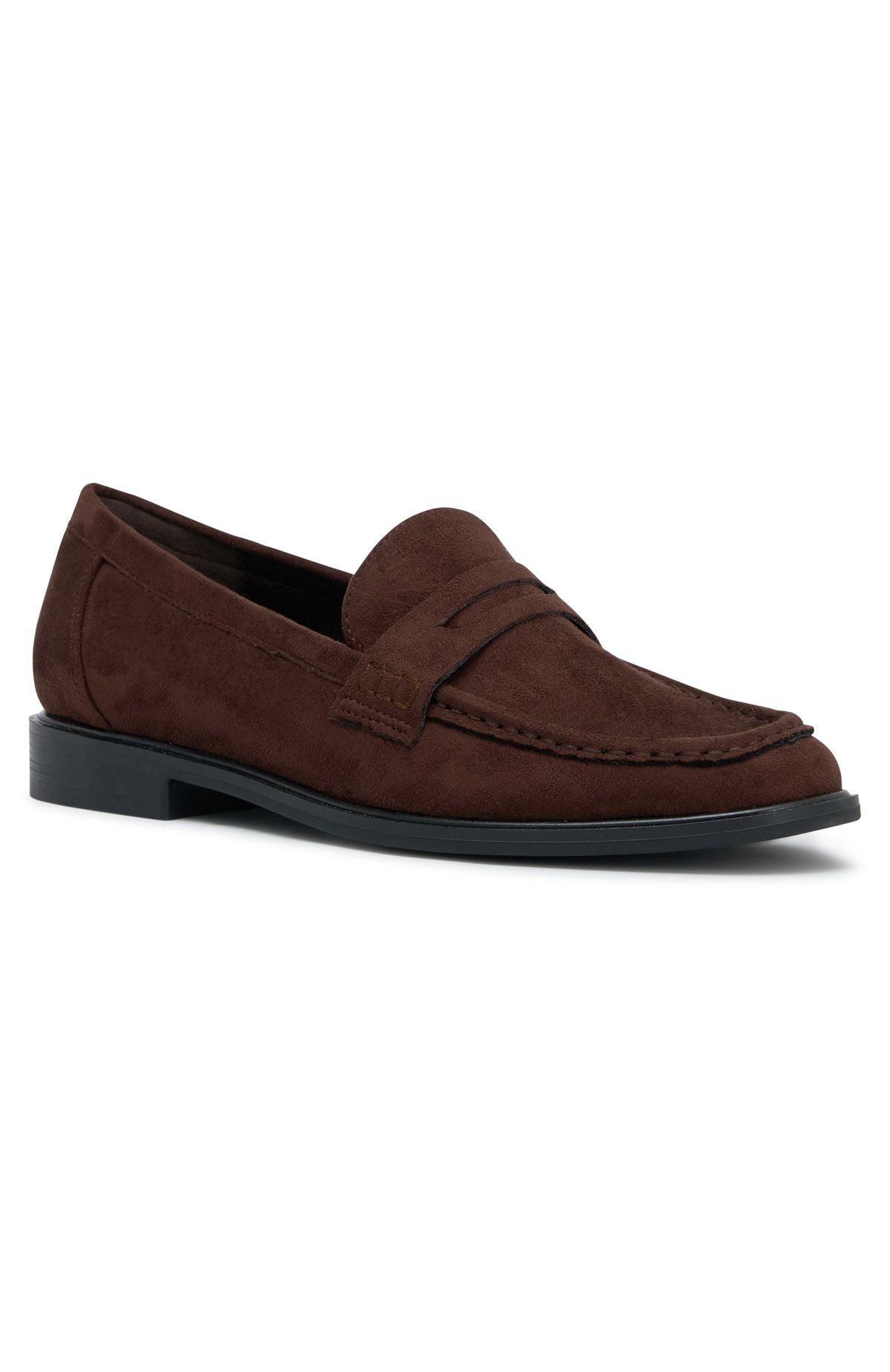 Judson Loafers Chocolate Faux Suede