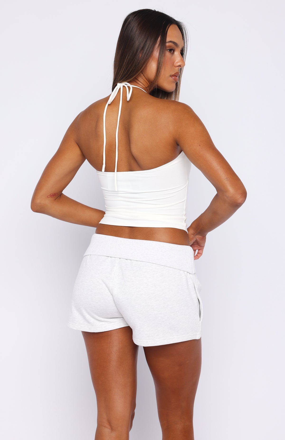 Timing Is Right Halter Top White