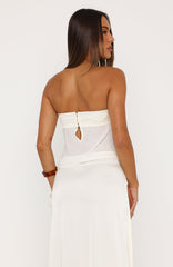 Sweet Sunshine Strapless Top Butter