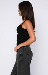 Horizon Heat Tank Top Black