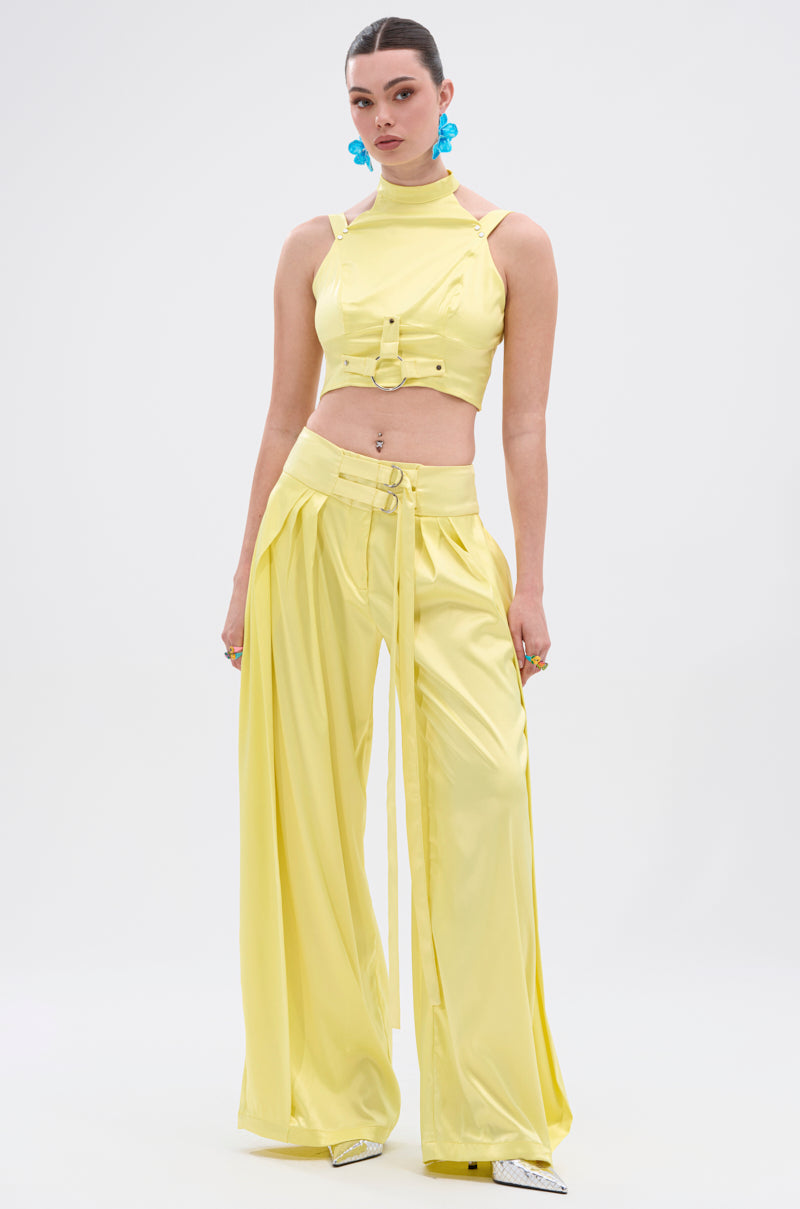 ELECTRIC SATIN TROUSER