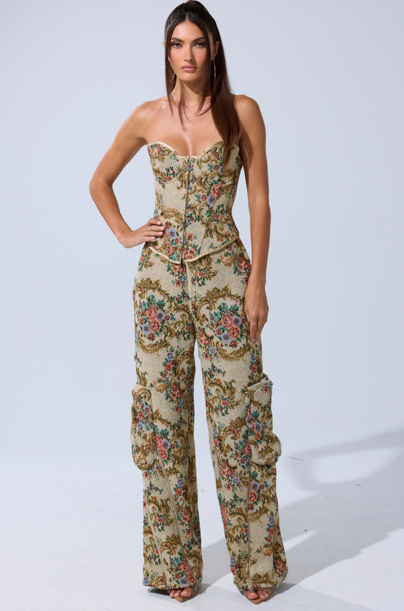 SHINE AWAY BROCADE CORSET