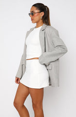Over And Over Again Mini Skirt Off White