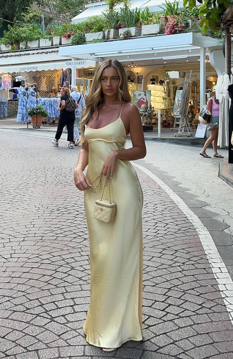 It's Not The Same Maxi Dress Lemon