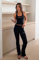 She Means Business Flare Pants Black
