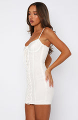 Royal Rebellion Mini Dress Ivory