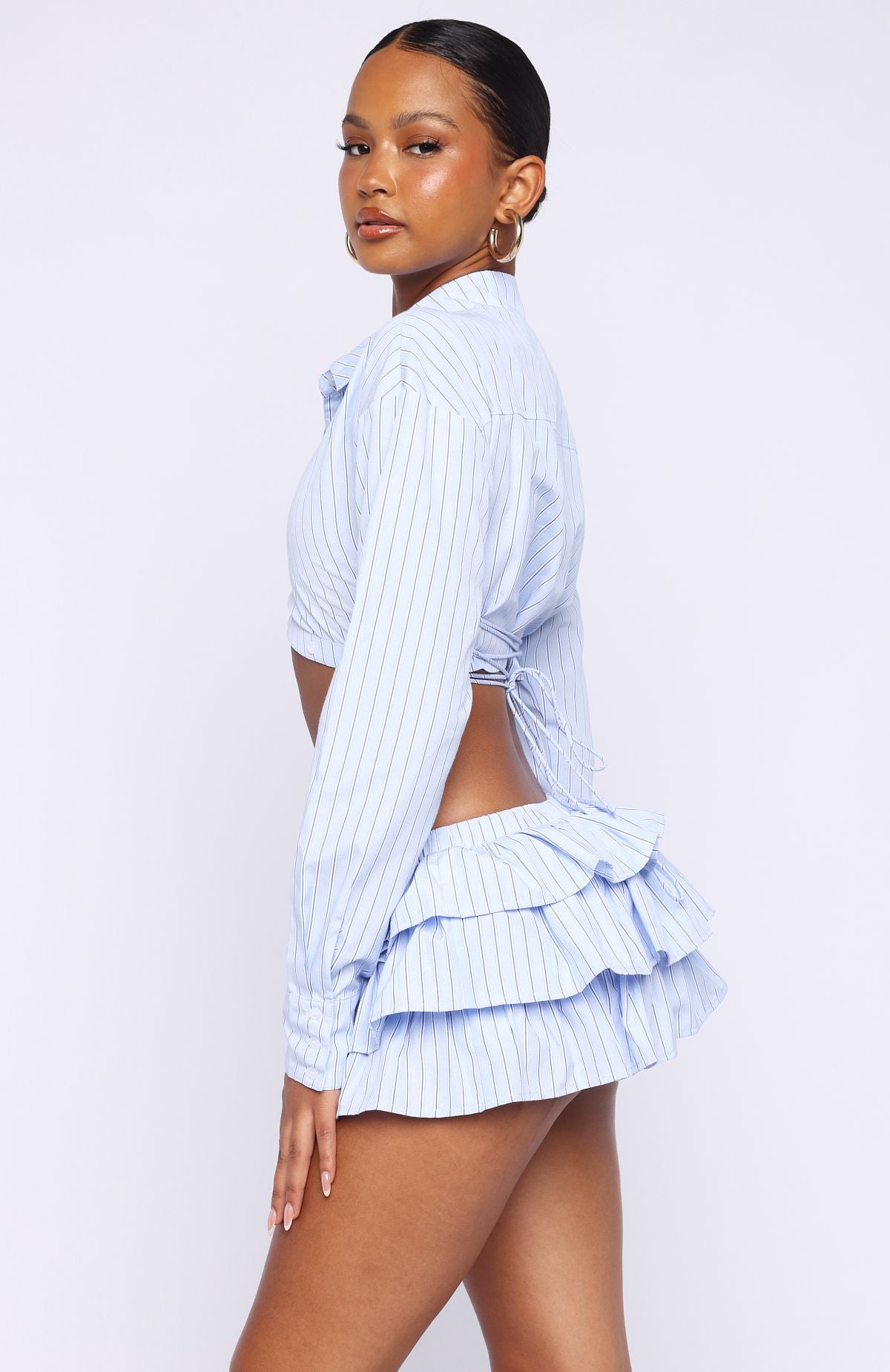 Lightening Hour Long Sleeve Shirt Sky Blue