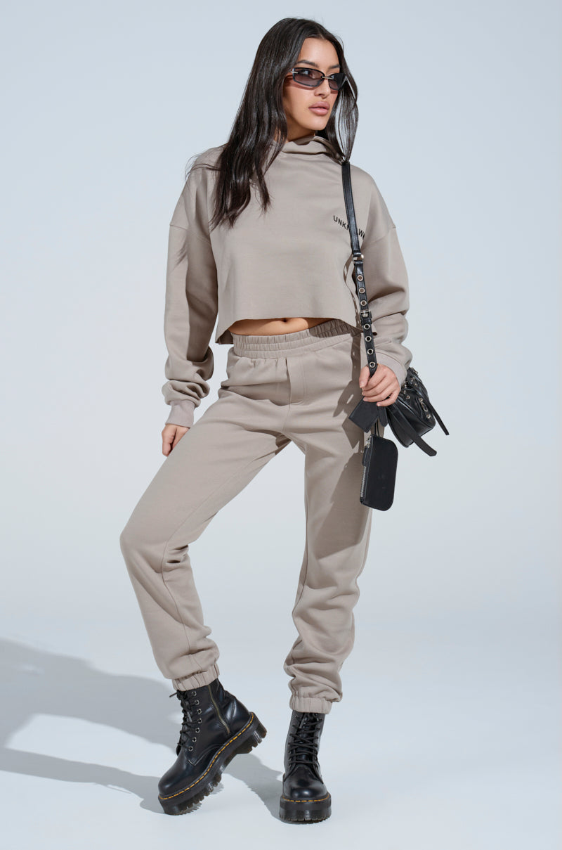 SOURCE UNKNOWN CROPPED SWEATSHIRT