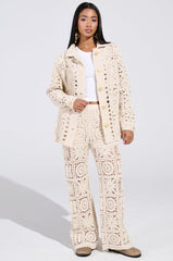 CROCHET KNIT PANT